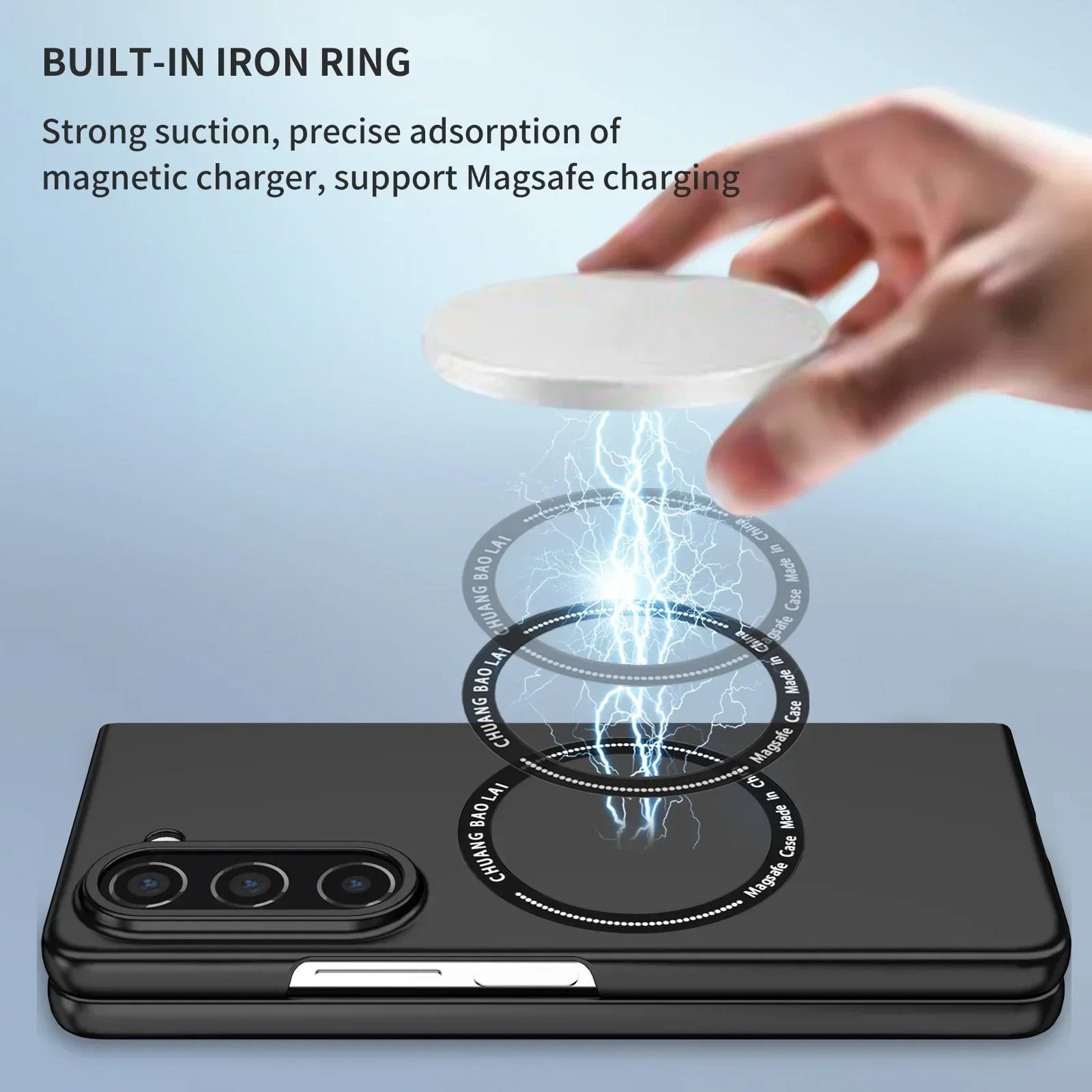 Fashion Ultra Thin Magnetic Magsafing Case for Samsung Galaxy Z Flip 6 5 4 3 2 1 4G 5G Fold 6 5 4 3 2 1 Wireless Charging Cover Ai-TechWorld 