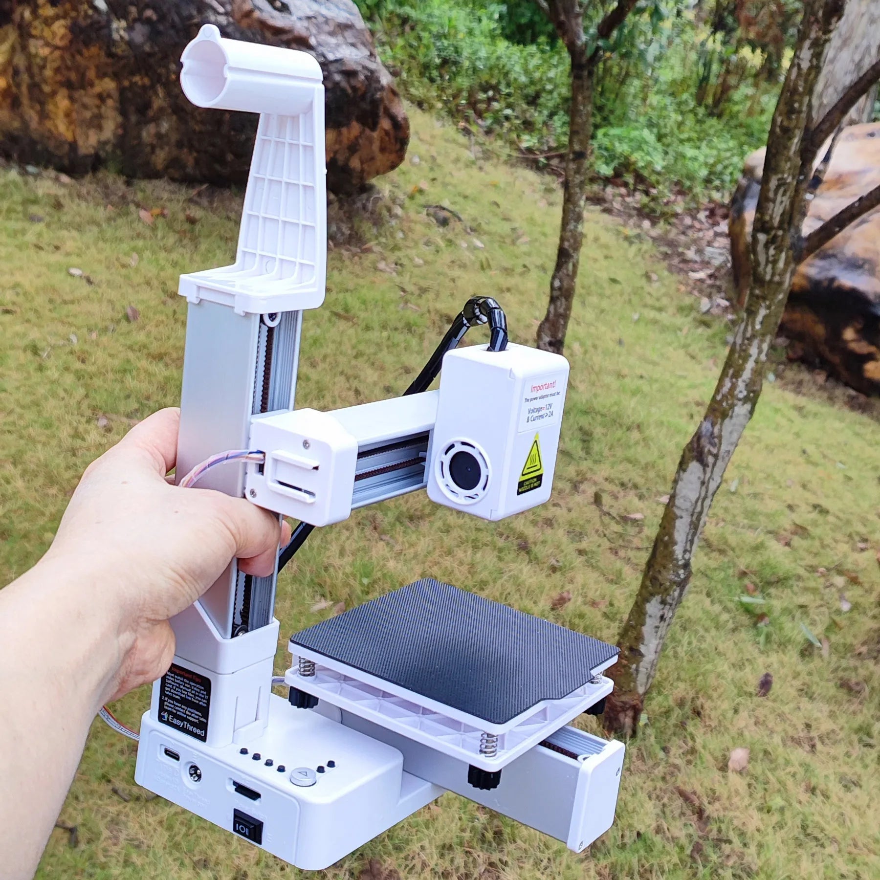 EasyThreed 3D Printer  Entry Level  Compatible with PLA TPU 1.75mm Filament  include Power Adaptor. Ai-TechWorld 