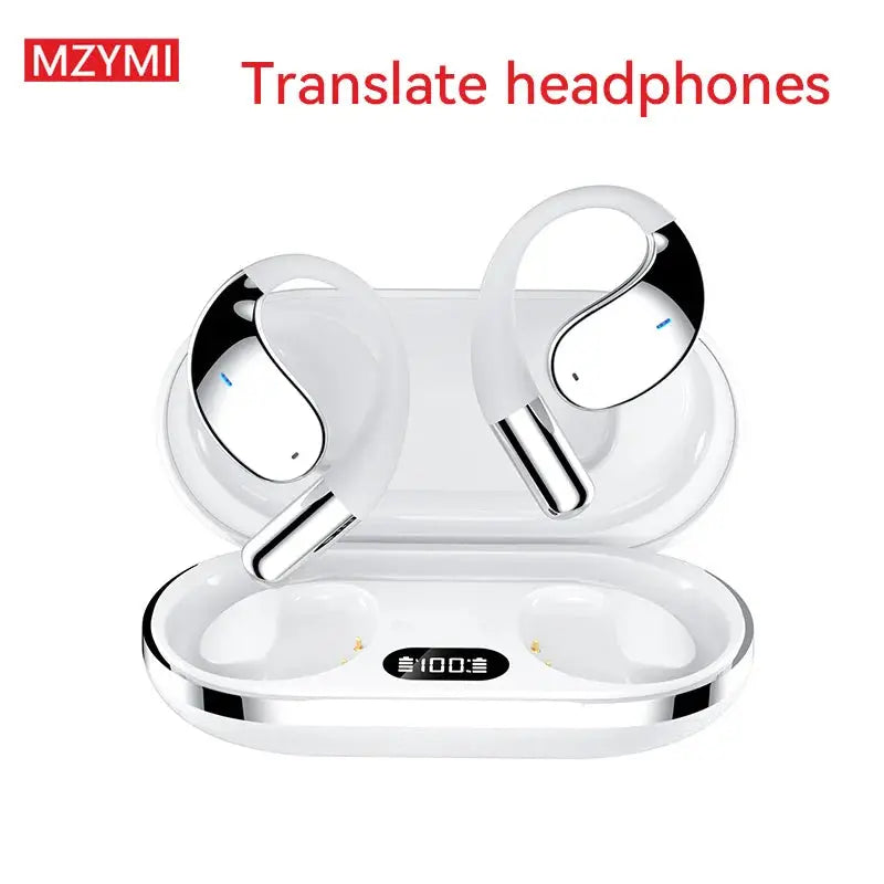 MZYMI Q39 AI Translation Wireless Earphone TWS Ear Hook Sport Running Bluetooth Headset ENC Noise Cancelling Headphone With Mic Ai-TechWorld 