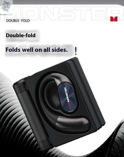 Sales MONSTER AC530 Wireless Bluetooth Earphones Noise-Canceling Wireless Bio-Fiber Dynamic Driver Foldable Music Earphones Gift - Ai-TechWorld