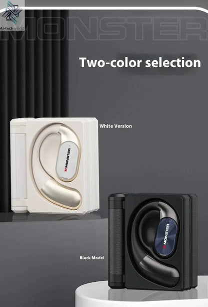 Sales MONSTER AC530 Wireless Bluetooth Earphones Noise-Canceling Wireless Bio-Fiber Dynamic Driver Foldable Music Earphones Gift - Ai-TechWorld
