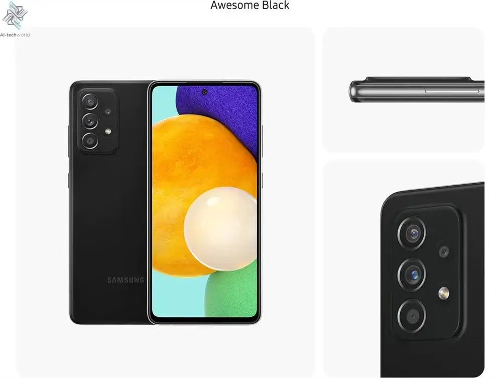Samsung Galaxy A52S 5G intelligent Android phone 6.5-inch 6GB RAM 128GB US version Samsung 64MP quad camera NFC4500mAh unlocked Ai-TechWorld 