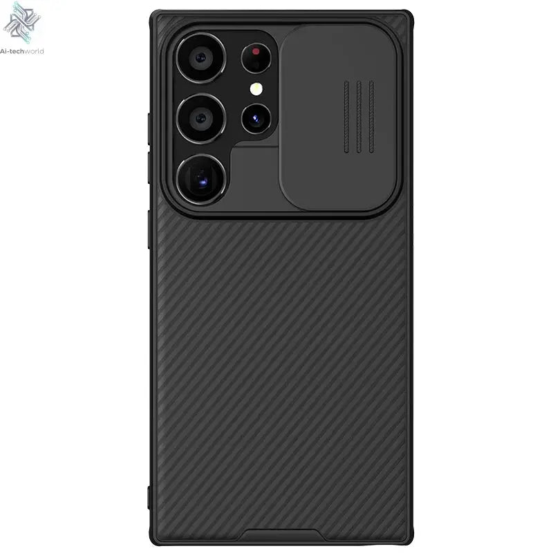 for Samsung Galaxy S25 Edge S24 S23 S22 Ultra Case Nillkin CamShield Slide Camera Cover for Samsung S24 FE S23 Plus Lens Case - Ai - TechWorld