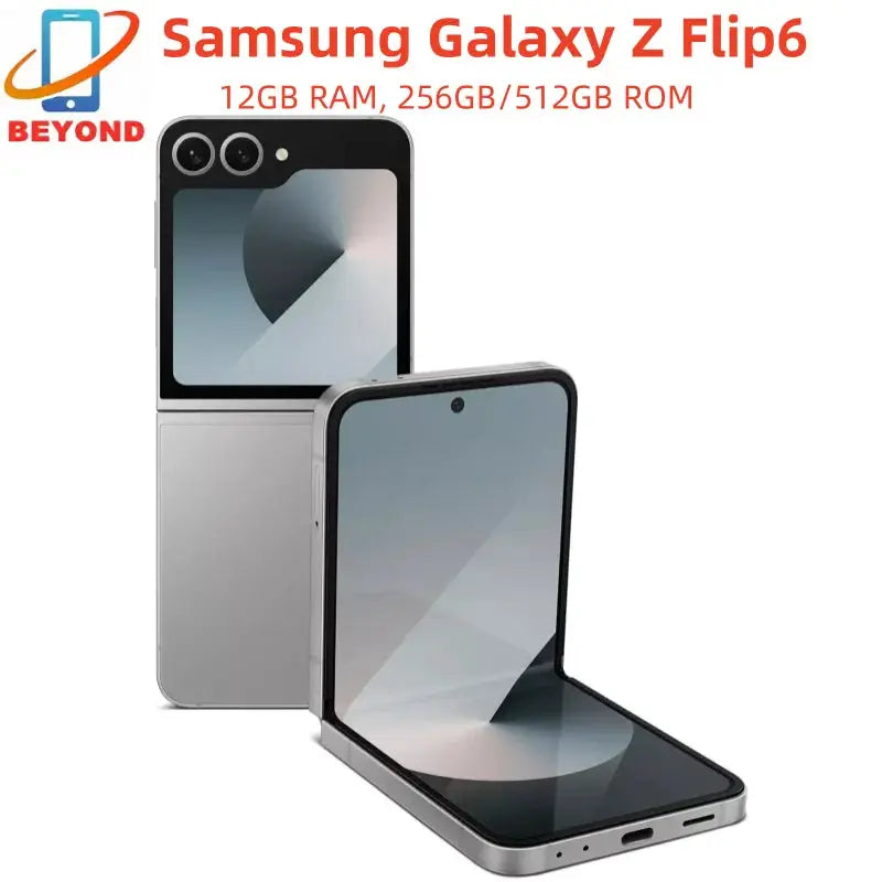 Samsung Galaxy Z Flip 6 5G F741B F741U1 F741N 256/512GB ROM 12GB RAM 6.7" NFC Snapdragon Foldable Original 99% New AI Cell Phone Ai-TechWorld 