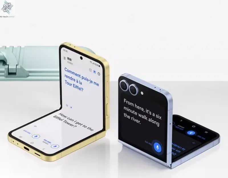 Samsung Galaxy Z Flip 6 5G F741B F741U1 F741N 256/512GB ROM 12GB RAM 6.7" NFC Snapdragon Foldable Original 99% New AI Cell Phone Ai-TechWorld 