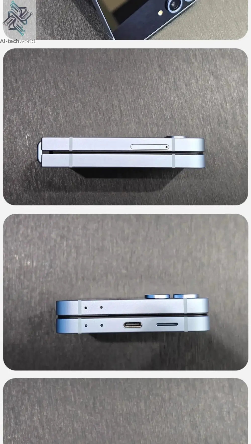 Samsung Galaxy Z Flip 6 5G F741B F741U1 F741N 256/512GB ROM 12GB RAM 6.7" NFC Snapdragon Foldable Original 99% New AI Cell Phone Ai-TechWorld 