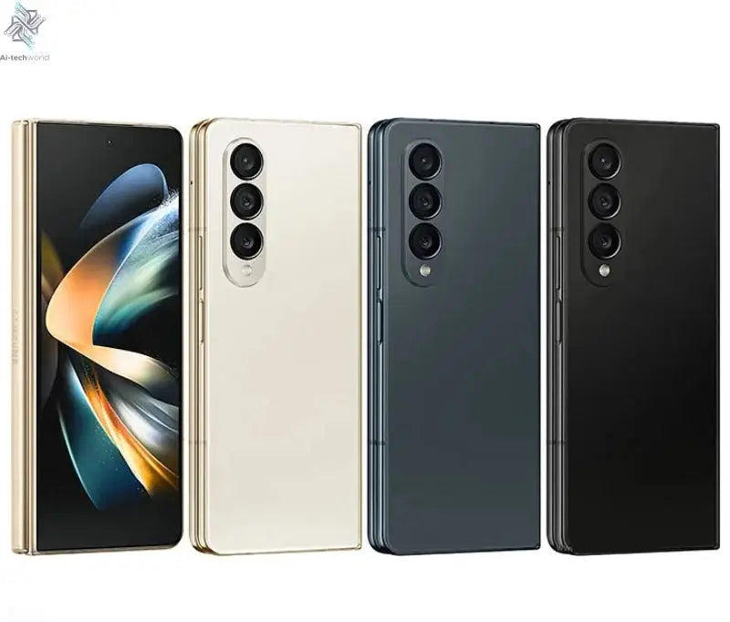 Samsung Galaxy Z Fold 4 Fold4 5G F936B F936N F936U1 7.6" AMOLED 12GB RAM 256/512GB ROM Snapdragon NFC 99% New Cell Phone Ai-TechWorld 