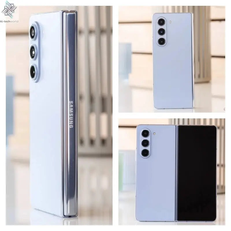 Samsung Galaxy Z Fold 5 Fold5 5G F946B F946U1 F946N Original 7.6" AMOLED 12GB+256/512GB ROM Snapdragon NFC 99% New Cellphone Ai-TechWorld 