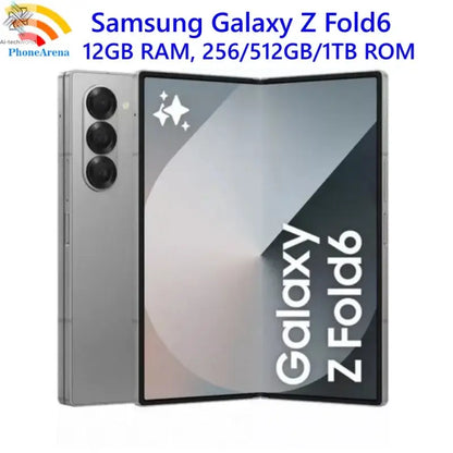 Samsung Galaxy Z Fold 6 Fold6 5G F956B F956U1 7.6" 12GB 256/512GB/1TB Snapdragon NFC Foldable Original 99% New Cell Phone Ai-TechWorld 