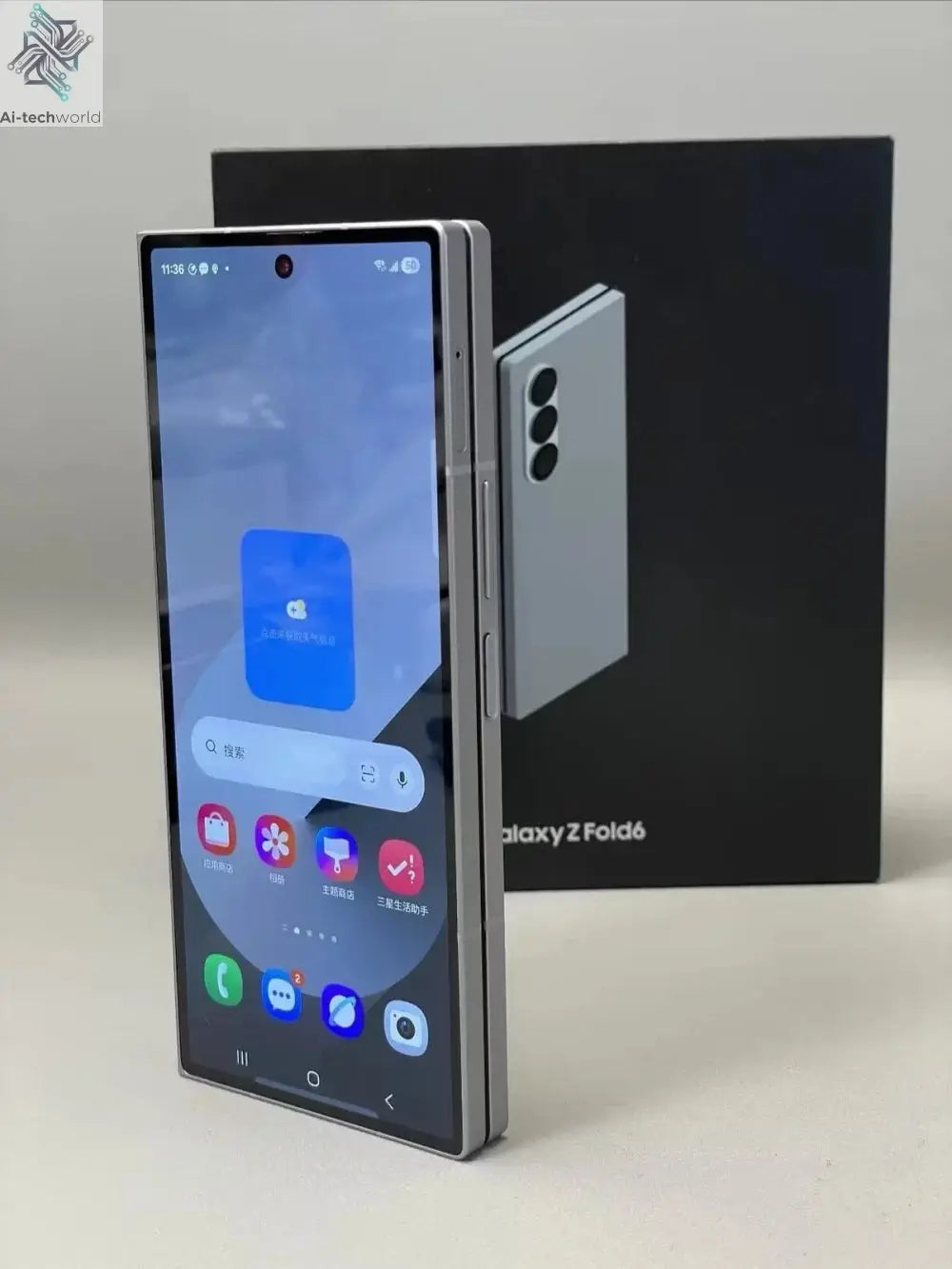 Samsung Galaxy Z Fold 6 Fold6 5G F956B F956U1 7.6" 12GB 256/512GB/1TB Snapdragon NFC Foldable Original 99% New Cell Phone Ai-TechWorld 