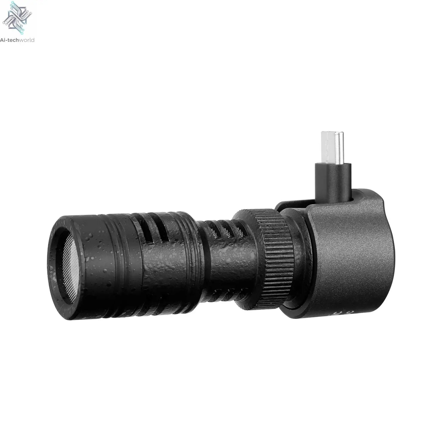 Saramonic SmartMic + Di/UC Type-C Directional Microphone with Foam Windscreen for IOS iPhone 13 11 7 7 plus Android Smartphones Ai-TechWorld 