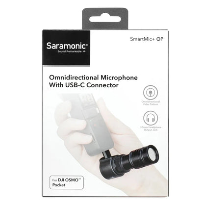Saramonic SmartMic + Di/UC Type-C Directional Microphone with Foam Windscreen for IOS iPhone 13 11 7 7 plus Android Smartphones Ai-TechWorld 