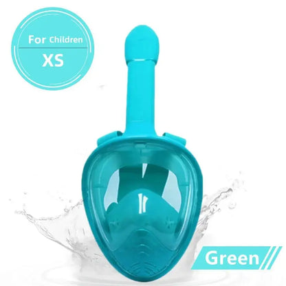 Underwater Scuba Anti Fog Full Face Diving Mask Snorkeling Respiratory Masks Safe Waterproof Swimming Equipment for Adult Kids Ai-TechWorld 