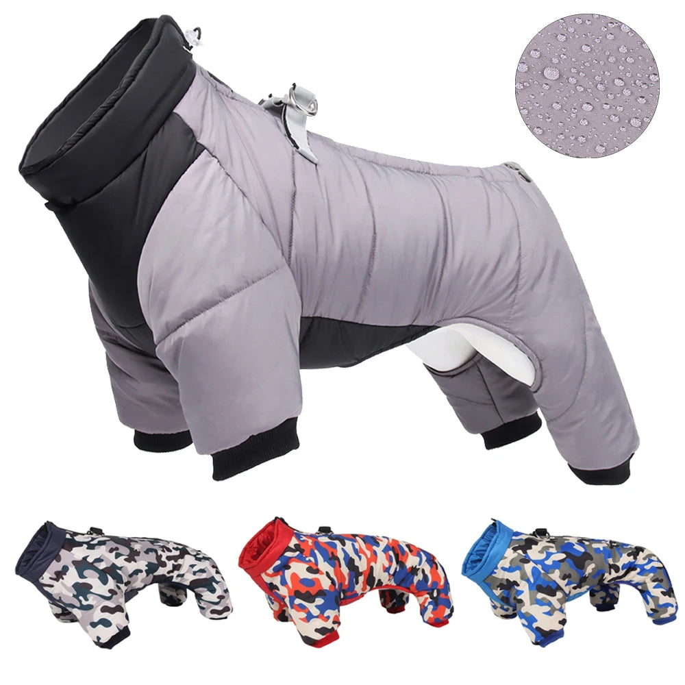 Winter Warm Thicken Pet Dog Jacket Waterproof Dog Clothes for Small Medium Dogs Puppy Coat Chihuahua French Bulldog Pug Clothing Ai-TechWorld 
