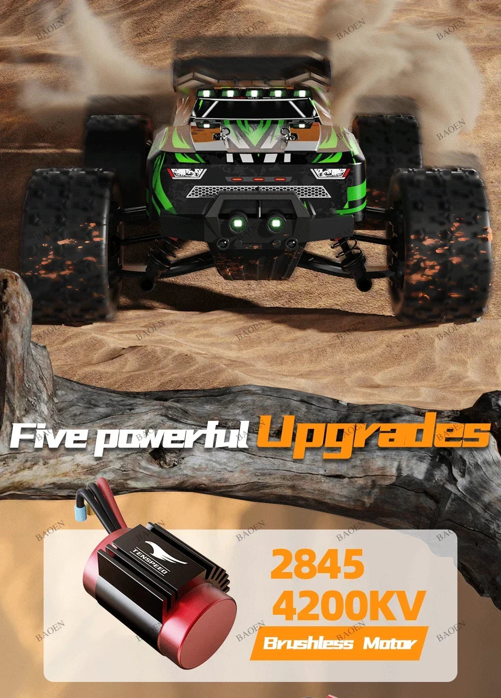 SCY9522PRO 85KM/H High Speed RC Car Brushless 4WD Off-Road Drift Remote Control Car 1:16 Professional Racing Cars SCY9522 50KM/H Ai-TechWorld 