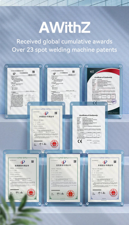 AWithZ UF20B Spot Welder Super Farad Capacitor Spot Welding Machine 18650 Lithium Battery DIY Nickel Sheet Welding Machine EU Ai-TechWorld 