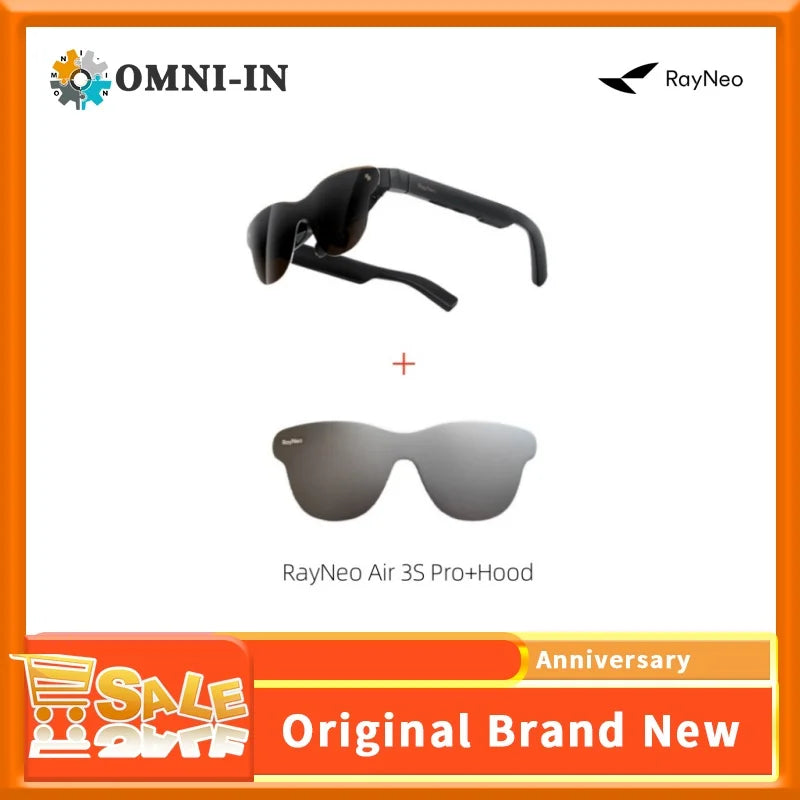RayNeo Air 3S Pro smart AR glasses, 135-inch HD viewing, 1200Nits brightness, 3D surround sound Ai-TechWorld 