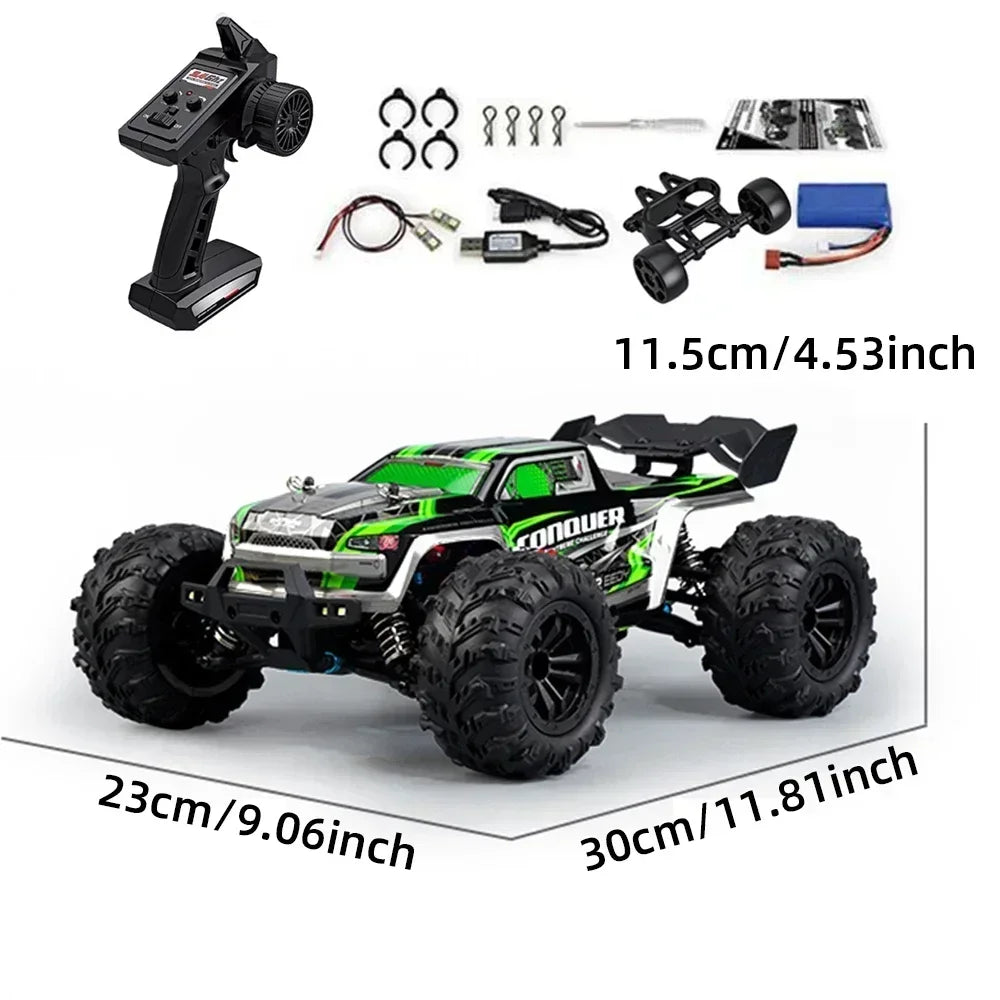 WLtoys 1:16 Scale Large RC Car 50km/h High Speed 4WD Children Toy for Boys Remote Control Car 2.4G Off Road Monster Truck RC Toy Ai-TechWorld 