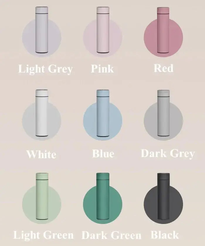 500ML Temperature Display Thermos Cup Stainless Steel Divided Thermos Bottle Outdoor Vacuum Insulated Cup Father's Day Gift Ai-TechWorld 