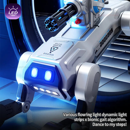 2025 New 2.4G Remote Control Robot Dog with Singing Dancing Follow Mode 360° Rotating launching Cannon Puppy Toys Gifts For Kid Ai-TechWorld 