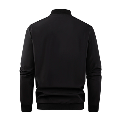 2024 Spring and Autumn New Baseball Collar Short Loose Solid Color Jacket Men's Business Casual Thin Coat Trend Ai-TechWorld 