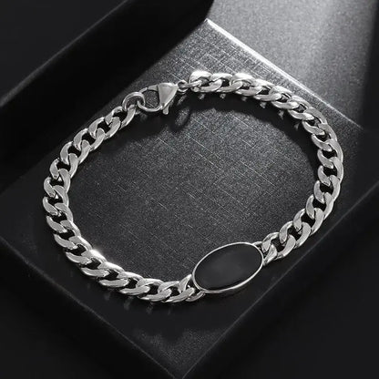 Lion head animal bracelet for men stainless steel braided chain wristband bracelet fashion hip hop jewelry Ai-TechWorld 