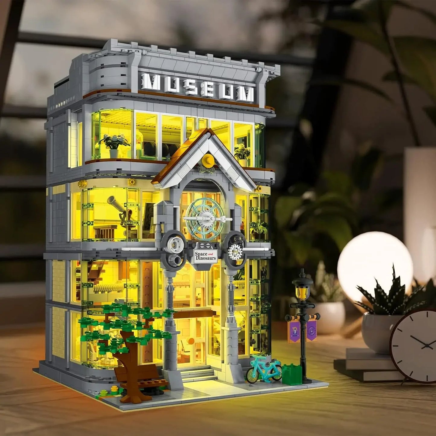 Building Blocks for Adults Science Museum, House Model Display and Collection Office Room Decor, City Technology Construction Se Ai-TechWorld 