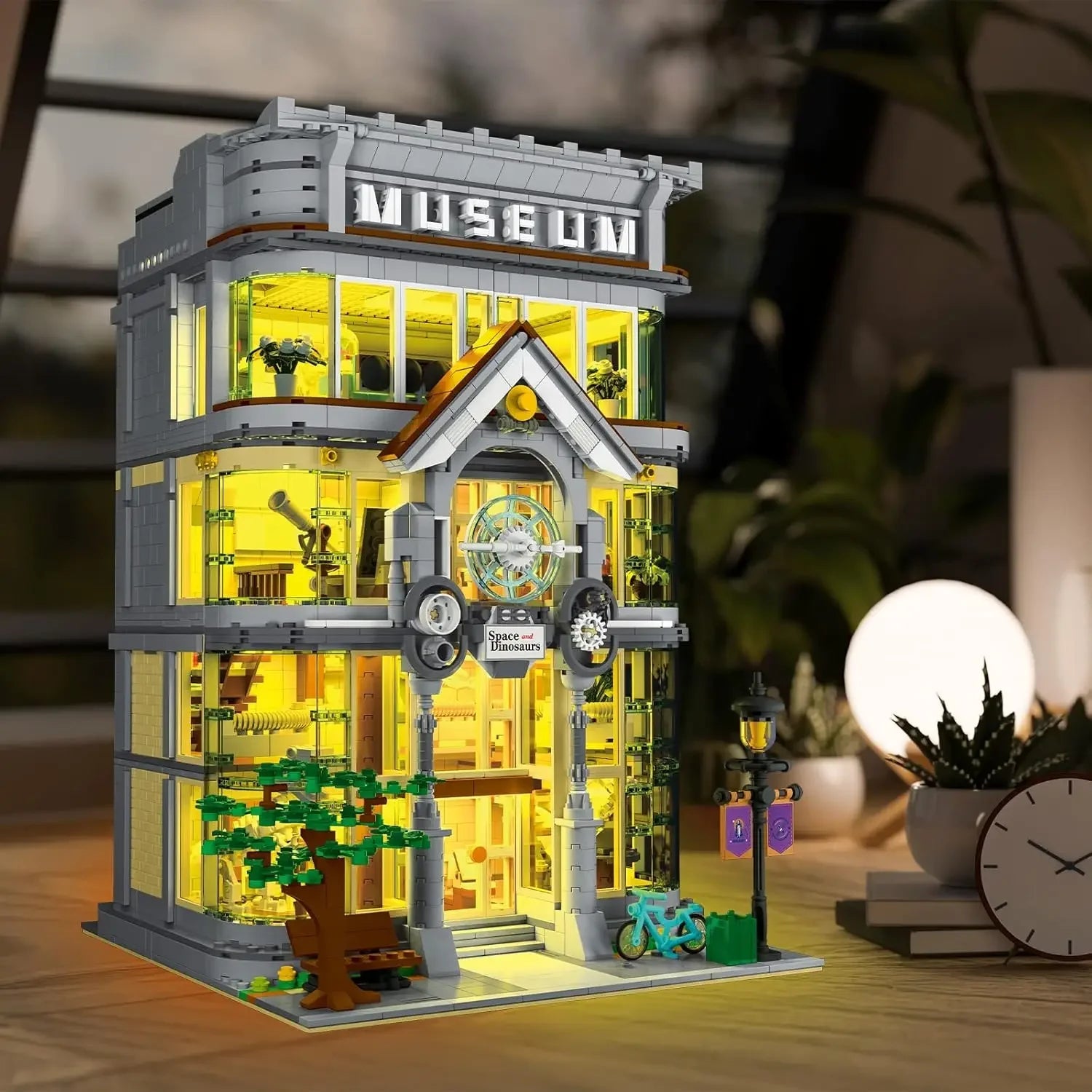 Building Blocks for Adults Science Museum, House Model Display and Collection Office Room Decor, City Technology Construction Se Ai-TechWorld 