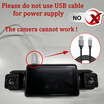 Car Dash Cam 4 Channel Black Box WiFi Driving Camera FHD 1080P Front Left Right Rear Night Vision Loop Recording add Hardwirekit Ai-TechWorld 