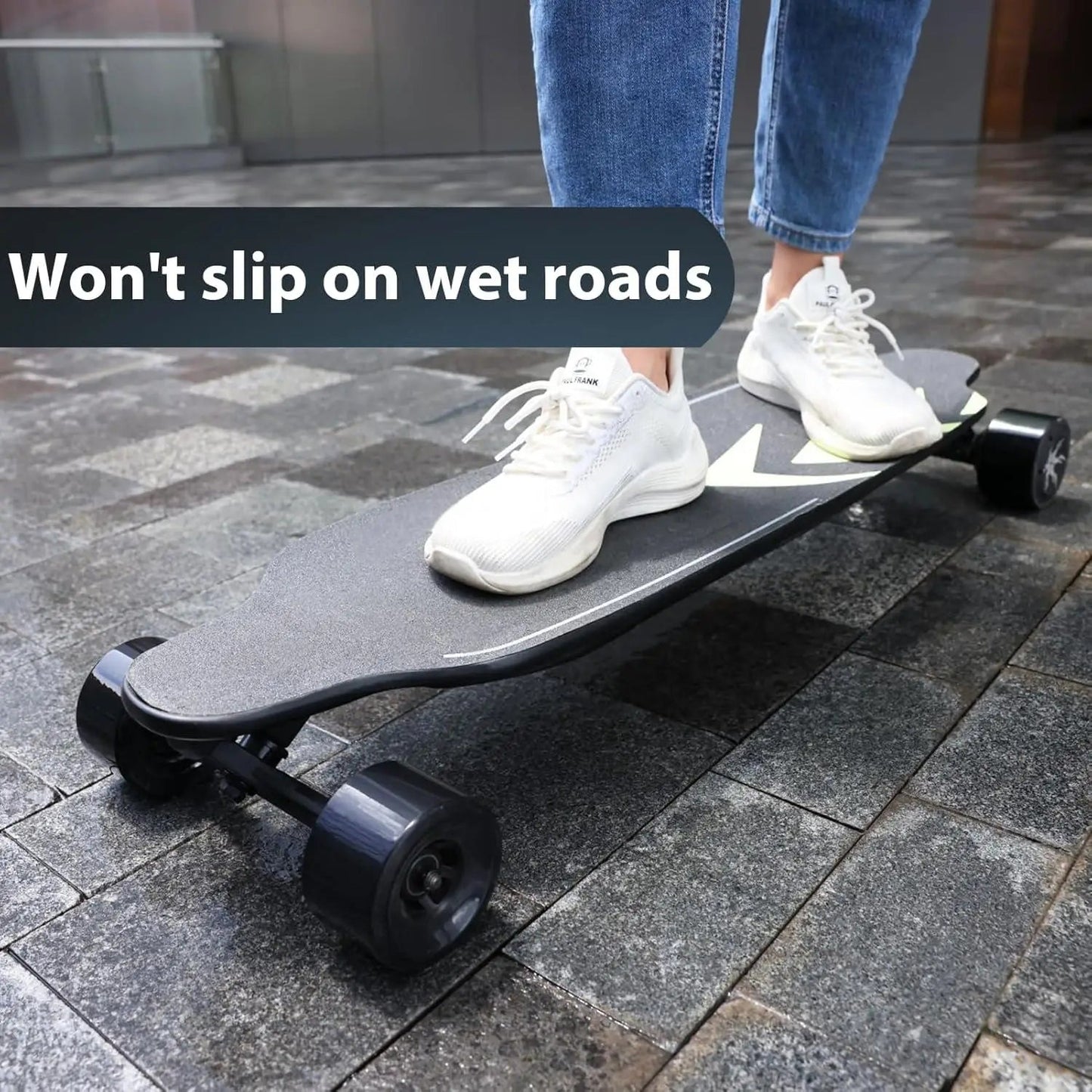 Caroma 38" Electric Skateboard with Remote Control, 1200W Brushless Motor, 28 MPH Top Speed, 300 lbs Max Load, Safety Glow Paper Ai-TechWorld 