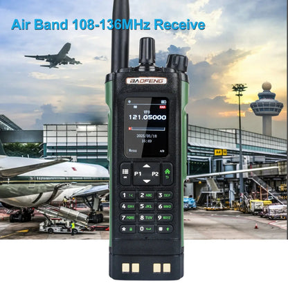 Baofeng DM-32 GPS APRS AES256 Encryption DMR Digital Analog UHF VHF Dual Band 8W Air Band FM Walkie Talkie DM-32UV Ai-TechWorld 