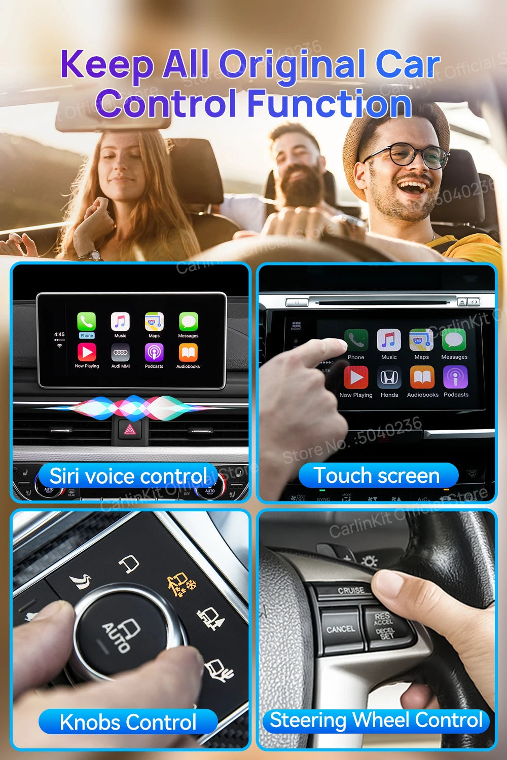 CarlinKit CarPlay Ai Box Android 13 SM6225 8 Cores 64GB 128GB Car Smart Streaming Box Wireless CarPlay Android Auto For Netflix Ai-TechWorld 