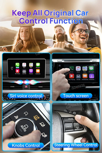 CarlinKit CarPlay Ai Box Android 13 SM6225 8 Cores 64GB 128GB Car Smart Streaming Box Wireless CarPlay Android Auto For Netflix Ai-TechWorld 