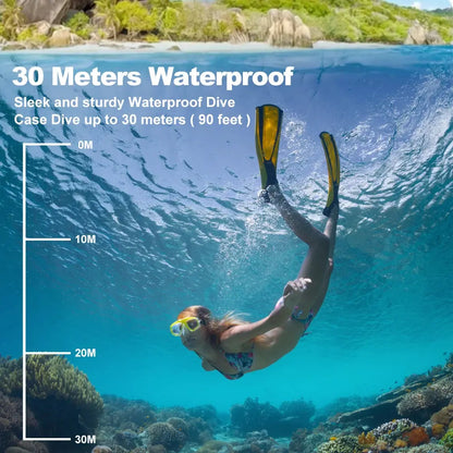 Action Camera Ultra HD 4K 16.0MP Wi-Fi 2.0" Screen 170D Webcam Ai-TechWorld 