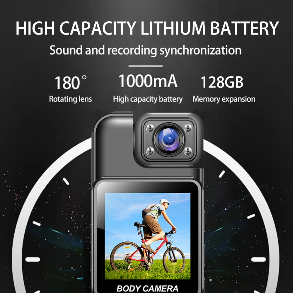 Mini Cam 4K 1080P Pocket Camcorder HD Cam 1.3" LCD Screen 270° Rotatable Wifi Mini Camera with Waterproof Case Motion Cameras Ai-TechWorld 