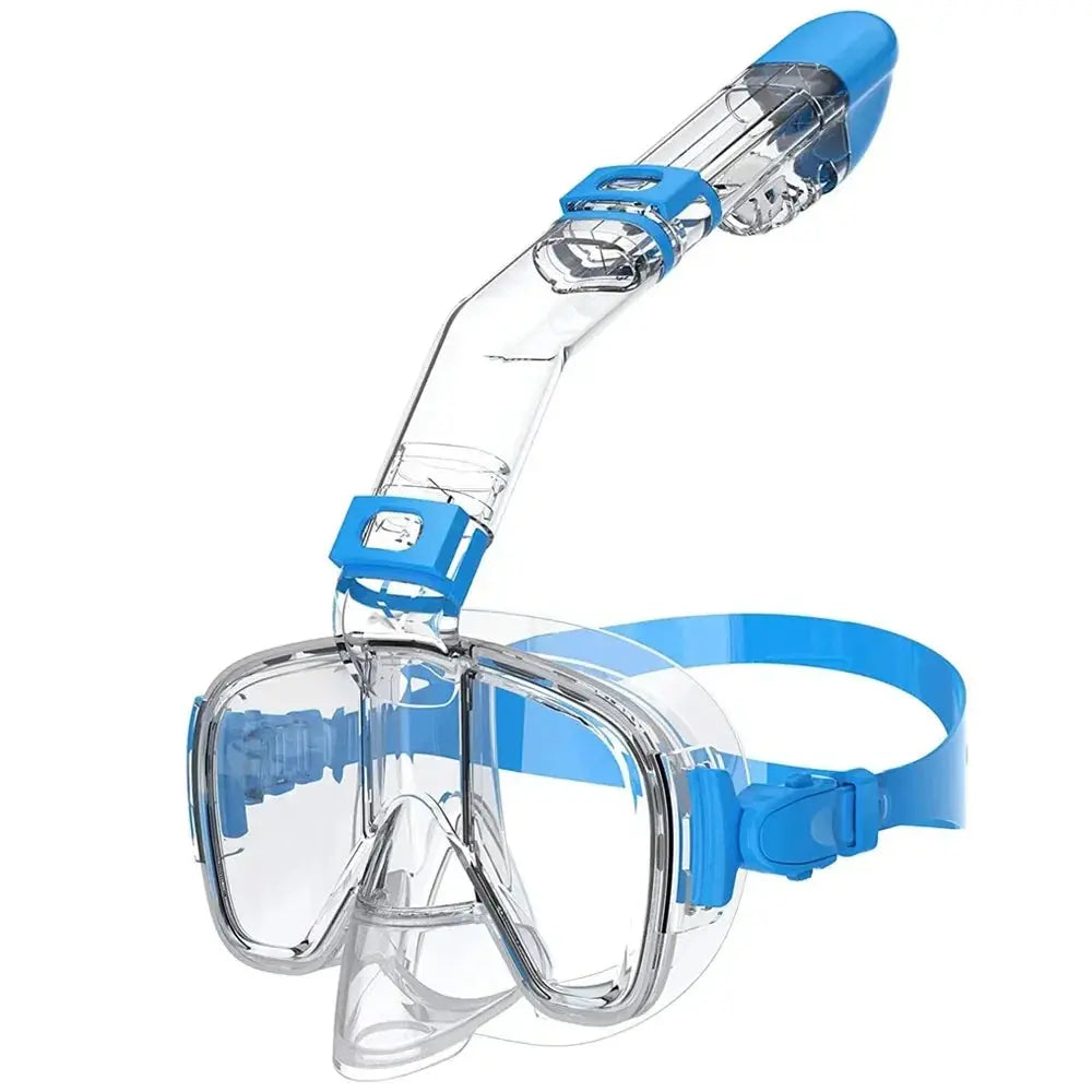 Underwater Snorkeling Half face Face Children Swimming Mask Set Scuba Diving Respirator Masks Anti Fog Safe Breathing for Adult Ai-TechWorld 
