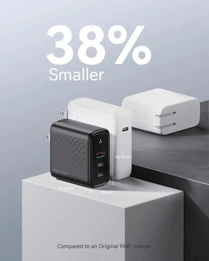 VOLTME 100W GaN Charger For Macbook Tablet USB Type C Charger Fast Charging Charger For iPhone 15 14 13 12 Quick Charge 4.0 3.0 Ai-TechWorld 
