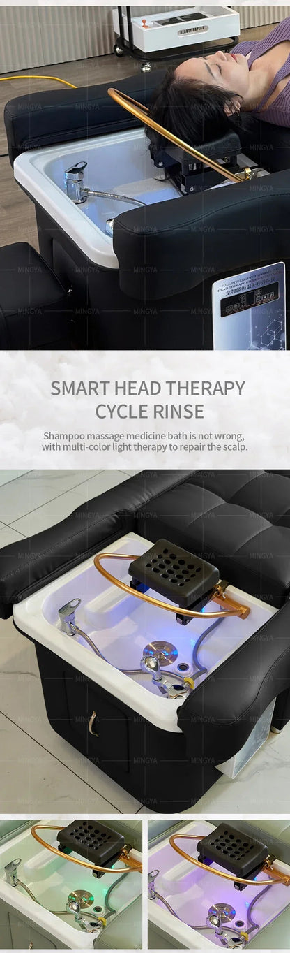 Factory Custom Made Hair Washing Bed for Hair Salon, Head Spa, Pedicure, Foot Massage, Hair Washing Chair. Ai-TechWorld 