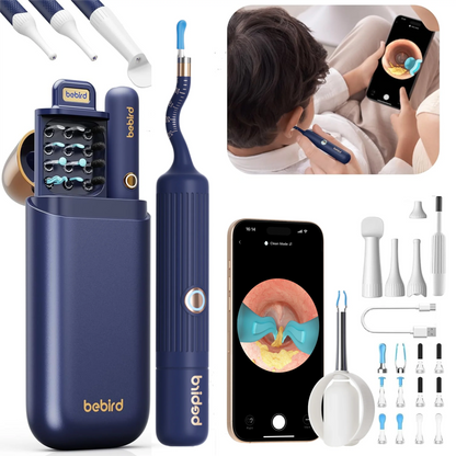 2025 New Bebird Earsight Plus I35R Ear Wax Removal Tool Camera Cleaner Kit- HD Wireless Flexible Otoscope, Pain-Free Ear Tweezer Ai-TechWorld 