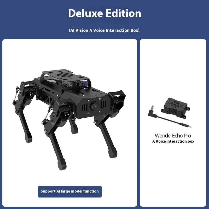 Hiwonder PuppyPi ROS quadruped robot dog, bionics, intelligent programming, AI visual recognition Ai-TechWorld 