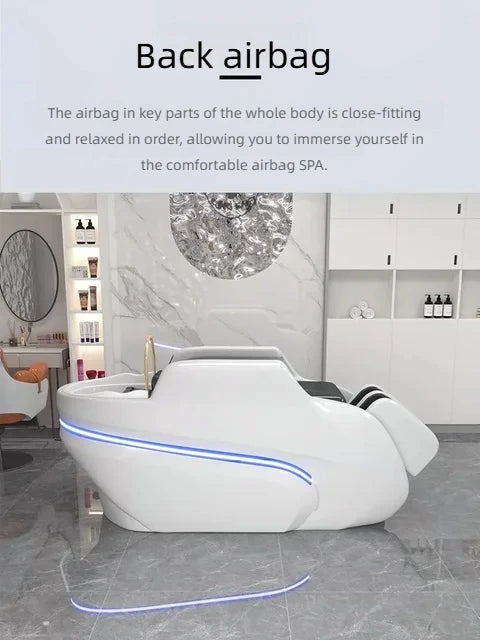 Professional Shampoo Chair Wash Hair Salon Head Spa Bed Shampoo Chair Stylist Luxury Electronic Massage Full Cadeiras Furniture Ai-TechWorld 