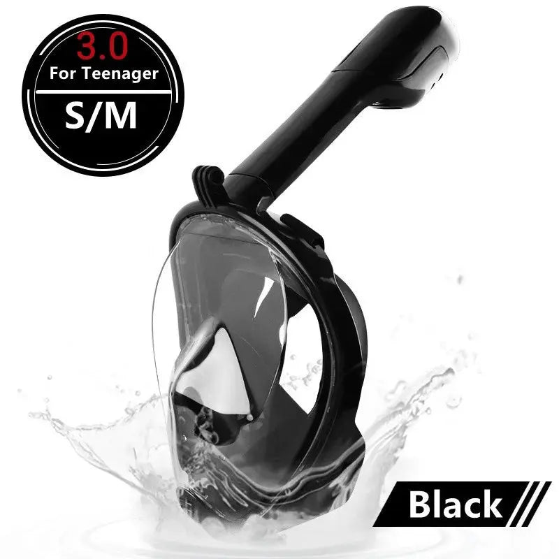 Underwater Scuba Anti Fog Full Face Diving Mask Snorkeling Respiratory Masks Safe Waterproof Swimming Equipment for Adult Kids Ai-TechWorld 