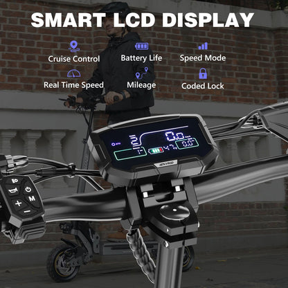 IENYRID IE-S1 Electric Scooter 800W Motor 48V15AH Lithium Battery E-Scooter 10-inch Off-road Tires Foldable E-Scooters Ai-TechWorld 