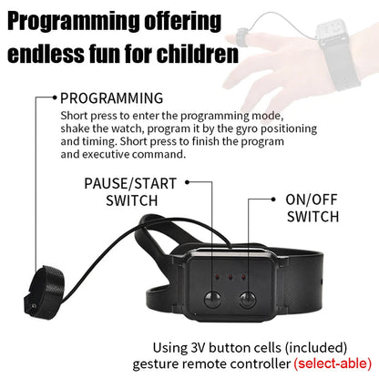 RC Robot 2.4G Radio Remote Control With Sound Watch Gesture Induction Sensor Intelligent Robot Car Model Kid Electronic Toy Gift Ai-TechWorld 