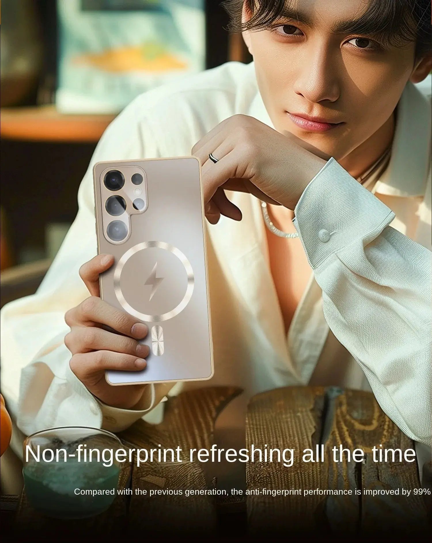 Ultra-thin AG Matte Magnetic For Magsafe Case For Samsung Galaxy S25 S24 S23 Ultra Plus Glass Lens Protector Shockproof Cover Ai-TechWorld 