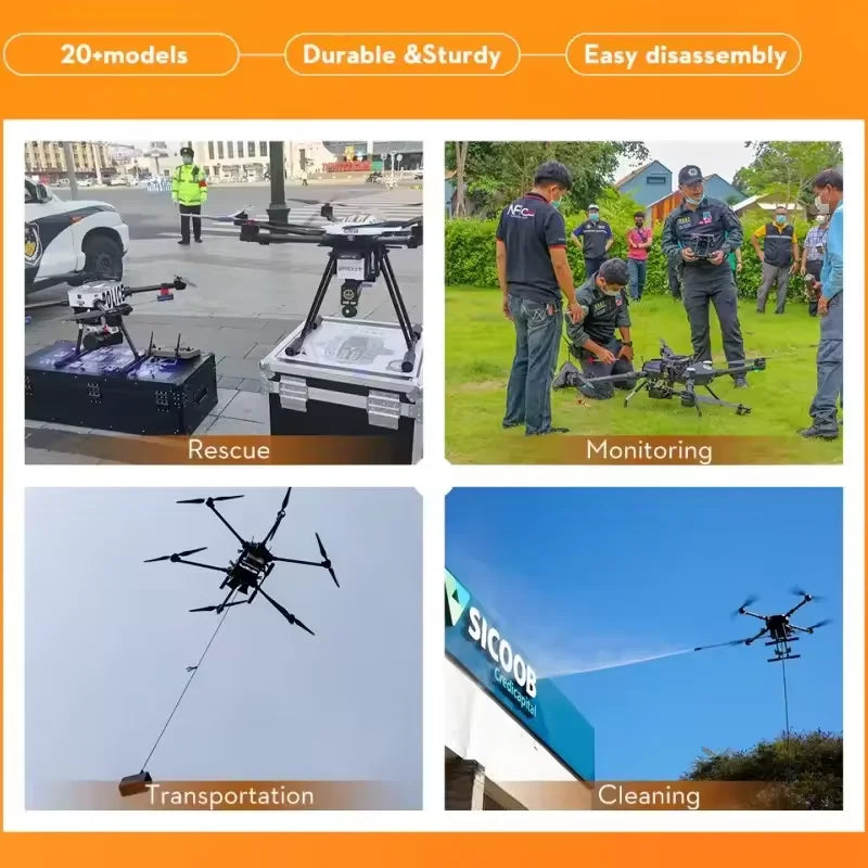 EFT E616P Heavy-Duty Agricultural Spraying Drone Frame - High Payload Multicopter for Crop Spraying & Precision Farming Ai-TechWorld 