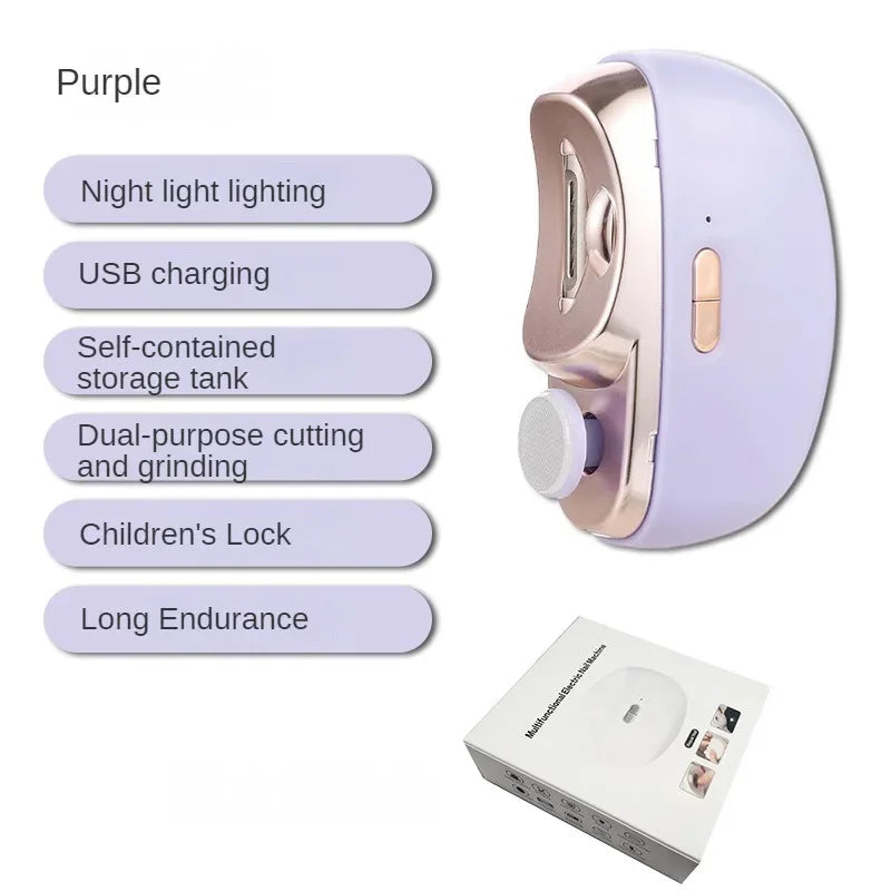 1 Pcs Electric Automatic Nail Clipper Manicure Nail Trimmer For Adult Ai-TechWorld 