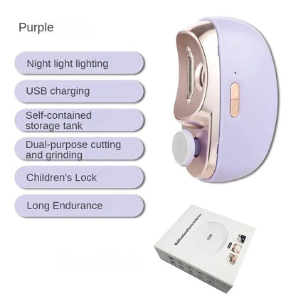 1 Pcs Electric Automatic Nail Clipper Manicure Nail Trimmer For Adult Ai-TechWorld 