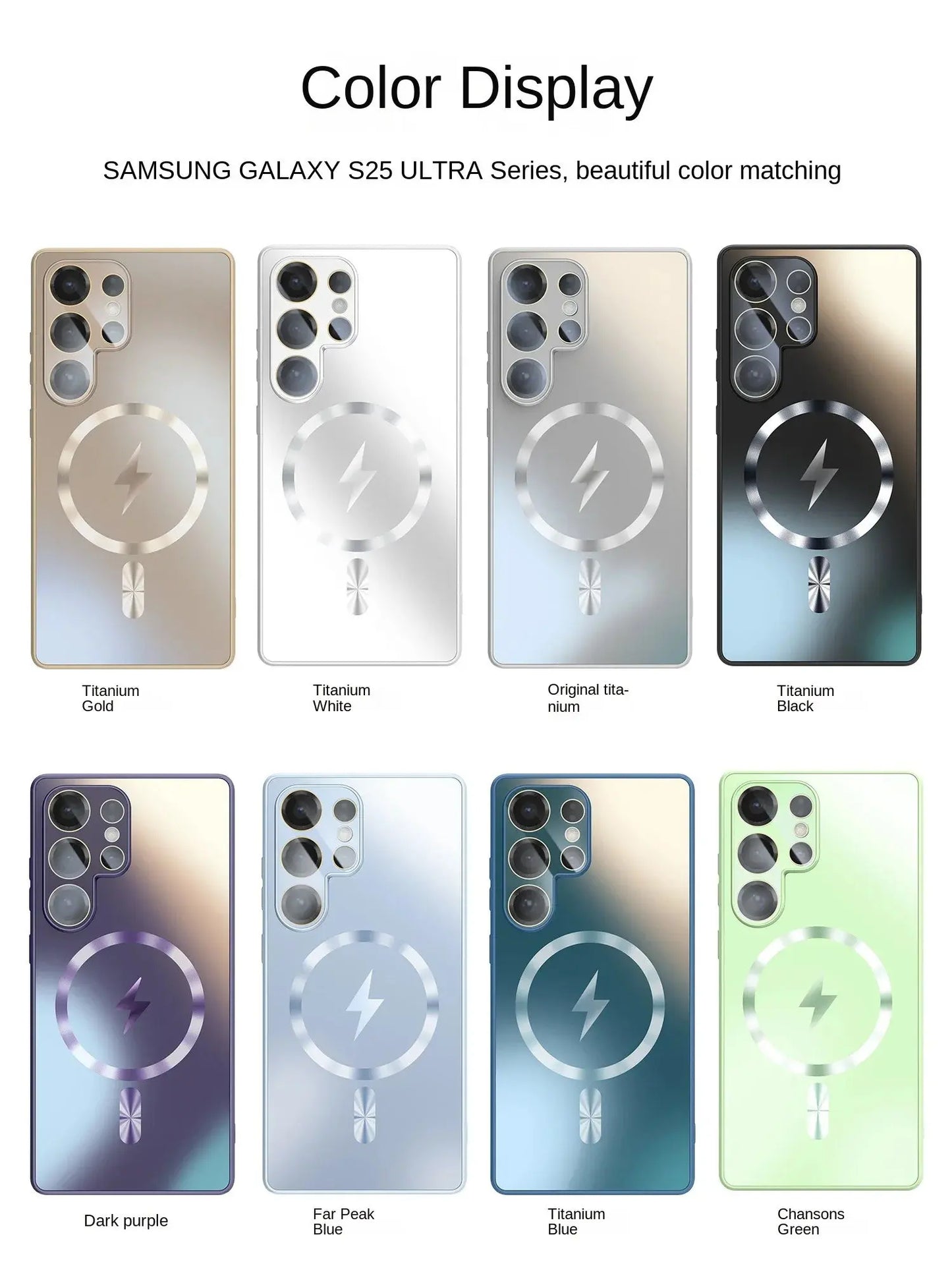 Ultra-thin AG Matte Magnetic For Magsafe Case For Samsung Galaxy S25 S24 S23 Ultra Plus Glass Lens Protector Shockproof Cover Ai-TechWorld 