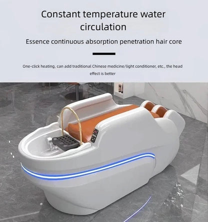 Professional Shampoo Chair Wash Hair Salon Head Spa Bed Shampoo Chair Stylist Luxury Electronic Massage Full Cadeiras Furniture Ai-TechWorld 